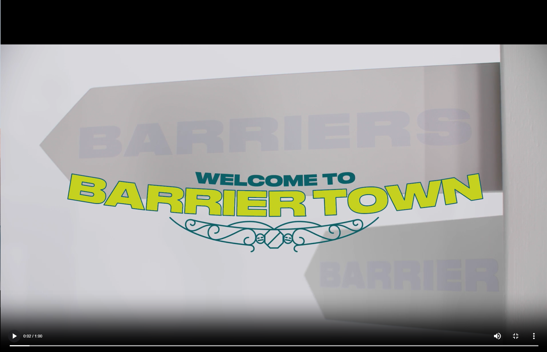 Welcome to Barrier Town