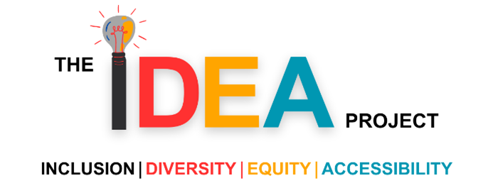 The IDEA Project Inclusion, Diversity, Equity, Accessibility logo