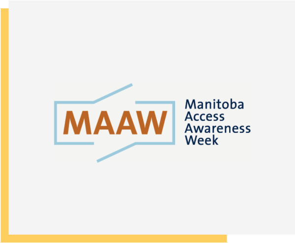 Manitoba Access Awareness Week Logo.